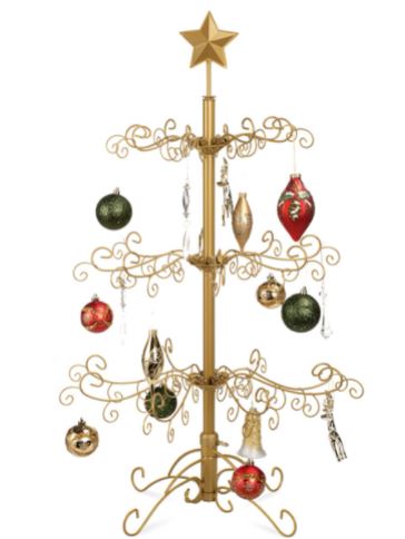 Ornament Tree - Gold Scroll - 3 foot